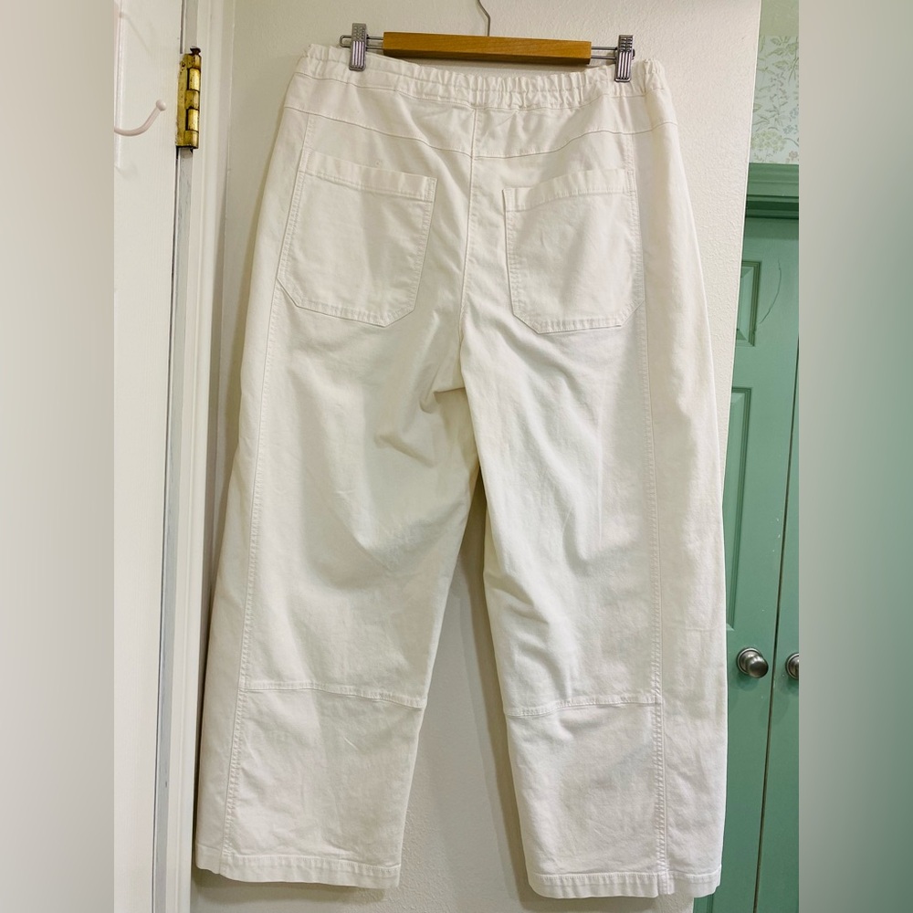Banana Republic Cream Wide-Leg Pants - Picture 7 of 7